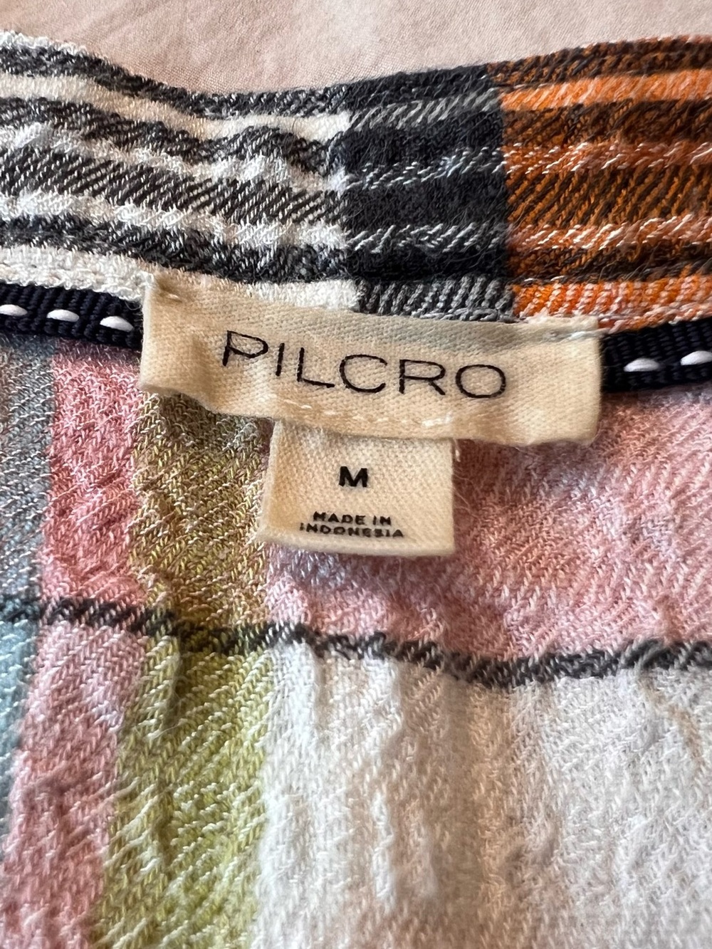 Plaid Aly Puff-Sleeve Blouse by Pilcro, Anthropologie - Picture 5 of 8